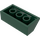 LEGO Dark Green Slope 2 x 4 (45°) with Rough Surface (3037)