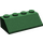 LEGO Dark Green Slope 2 x 4 (45°) with Rough Surface (3037)
