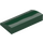 LEGO Dark Green Slope 2 x 4 Curved with Bottom Tubes (88930)