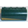 LEGO Dark Green Slope 2 x 4 x 1.3 Curved with golden triangle right side Sticker (6081)