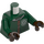 LEGO Mørkegrøn Slytherin Quidditch Uniform Minifig Torso (76382 / 88585)