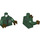 LEGO Dark Green Slytherin Quidditch Uniform Minifig Torso (76382 / 88585)