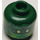 LEGO Dark Green Spirit of the Temple Head (Recessed Solid Stud) (3274 / 103746)