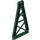 LEGO Mørkegrøn Support 1 x 6 x 10 Bjælke Trekantet (64449)