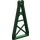 LEGO Dark Green Support 1 x 6 x 10 Girder Triangular (64449)