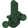 LEGO Donkergroen Technic Bionicle Heup Joint met Balk 5 (47306)