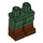 LEGO Donkergroen The Werewolf Minifigure Heupen en benen (73200 / 104160)