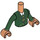 LEGO Donkergroen The Tovenaar Friends Torso (Boy)