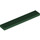 LEGO Dark Green Tile 1 x 6 (6636)