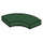 LEGO Dark Green Tile 2 x 2 Curved Corner (27925)