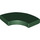 LEGO Dark Green Tile 2 x 2 Curved Corner (27925)