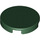 LEGO Dark Green Tile 2 x 2 Round with Bottom Stud Holder (14769)