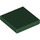 LEGO Dark Green Tile 2 x 2 with Groove (3068)
