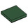 LEGO Dark Green Tile 2 x 2 with Groove (3068 / 88409)