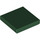 LEGO Dark Green Tile 2 x 2 with Groove (3068 / 88409)