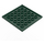 LEGO Dark Green Tile 6 x 6 with Bottom Tubes (10202)
