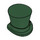 LEGO Dark Green Top Hat with Upturned Brim (27149)