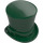 LEGO Dark Green Top Hat with Upturned Brim (27149)