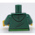 LEGO Dark Green Torso with Hoodie over Black Shirt with Equalizer Bars (973 / 76382)