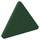 LEGO Vert foncé Triangulaire Sign avec clip fendu (30259 / 39728)