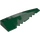 LEGO Tummanvihreä Kiila 10 x 3 x 1 Kaksinkertainen Pyöristetty Oikein (50956)