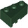 LEGO Dark Green Wedge Brick 3 x 2 Right (6564)