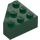 LEGO Dark Green Wedge Brick 3 x 3 without Corner (30505)