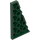 레고 짙은 녹색 쐐기 그릇 3 x 6 날개 왼쪽 (54384)