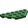 LEGO Dunkelgrün Keil Platte 3 x 6 mit 45º Ecken (2419 / 43127)