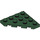 LEGO Dark Green Wedge Plate 4 x 4 Corner (30503)