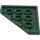레고 짙은 녹색 쐐기 그릇 4 x 4 모서리 (30503)