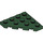 LEGO Donkergroen Wig Plaat 4 x 4 Hoek (30503)