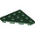 LEGO Dark Green Wedge Plate 4 x 4 Corner (30503)