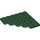 LEGO Dark Green Wedge Plate 6 x 6 Corner (6106)