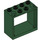 LEGO Dark Green Window 2 x 4 x 3 with Square Holes (60598)