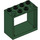 LEGO Donkergroen Venster 2 x 4 x 3 met vierkante gaten (60598)