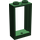 LEGO Dark Green Window Frame 1 x 2 x 3 without Sill (3662 / 60593)