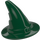 LEGO Dark Green Wizard Hat with Smooth Surface (6131)