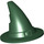 LEGO Dark Green Wizard Hat with Smooth Surface (6131)