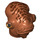LEGO Dark Orange Admiral Ackbar Head (24953)