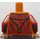 LEGO Dark Orange Albus Dumbledore with Dark Orange Suit Minifig Torso (973 / 76382)