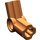 LEGO Dark Orange Angle Connector #5 (112.5º) (32015 / 41488)