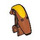 LEGO Dark Orange Battle Droid Head with Yellow Insignia Pattern (10695 / 14134)