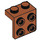 LEGO Dark Orange Bracket 1 x 2 with 2 x 2 (21712 / 44728)