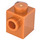 LEGO Dark Orange Brick 1 x 1 with Stud on One Side (87087)