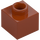 LEGO Mörk Orange Kloss 1 x 1 x 0.7 (86996)