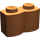 LEGO Dark Orange Brick 1 x 2 Log (30136)