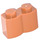LEGO Dark Orange Brick 1 x 2 Log (30136)