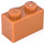 LEGO Dark Orange Brick 1 x 2 with Bottom Tube (3004 / 93792)