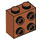 LEGO Orange sombre Brique 1 x 2 x 1.6 avec Goujons sur Une Côté (1939 / 22885)